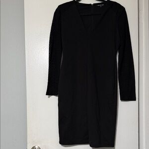 Gianni Bini Black Long Sleeve Dress
